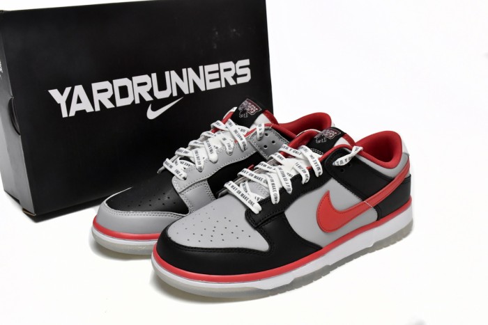 Replica Dunks OG Nike Dunk Low Gray, black And Red DR6189-001
