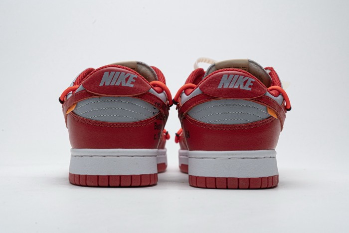 LJR Nike Dunk Low Off-White University Red CT0856-600
