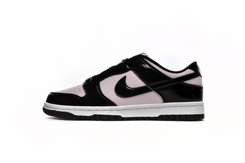 LJR Nike Dunk Low Pink Black Patent DJ9955-600