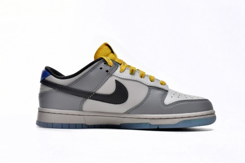LJR Nike Dunk Low Gray, Black and Yellow DR6187-001
