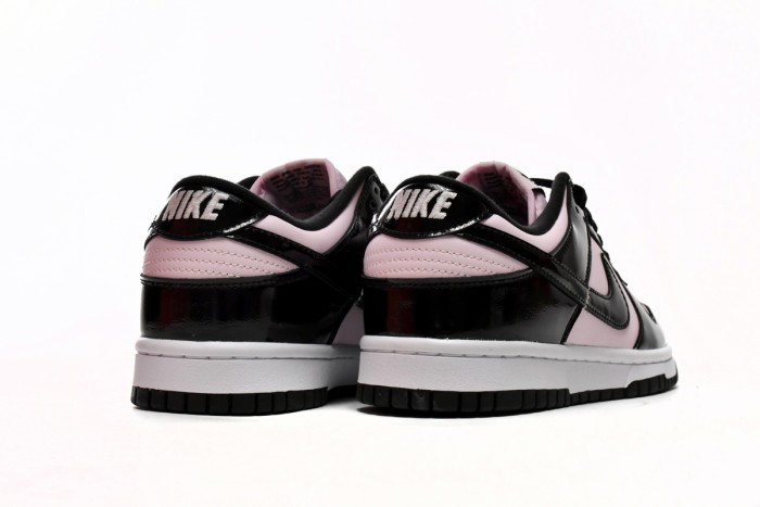 LJR Nike Dunk Low Pink Black Patent DJ9955-600