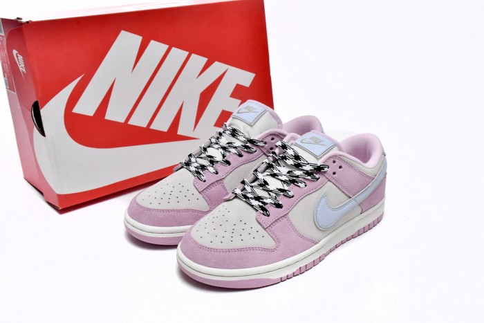 LJR Nike Dunk Low Pink Suede D07412-901