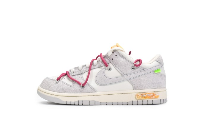 LJR OFF WHITE x Nike Dunk SB Low The 50 NO.35 DJ0950-114