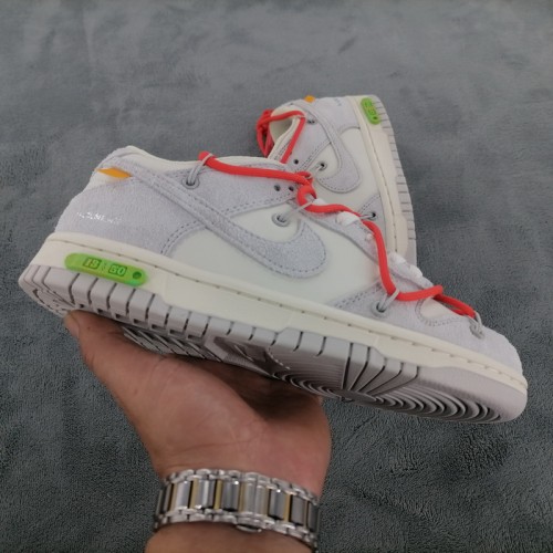 LJR OFF WHITE x Nike Dunk SB Low The 50 NO.13 DJ0950-110