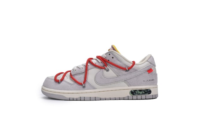 LJR OFF WHITE x Nike Dunk SB Low The 50 NO.33 DJ0950-118