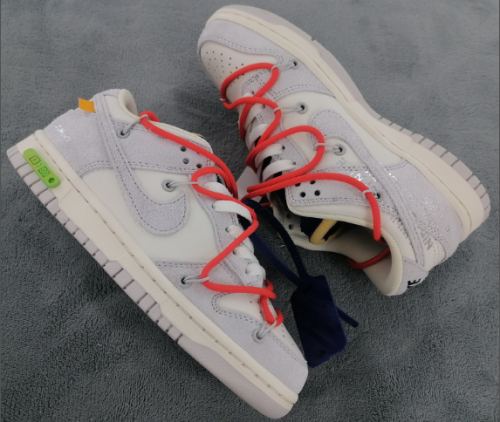 LJR OFF WHITE x Nike Dunk SB Low The 50 NO.13 DJ0950-110