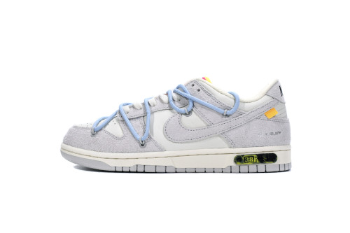 LJR OFF WHITE x Nike Dunk SB Low The 50 NO.38 DJ0950-113