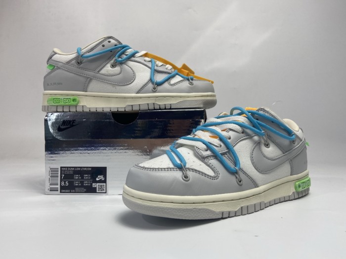 LJR OFF WHITE x Nike Dunk SB Low The 50 NO.2 DM1602-115