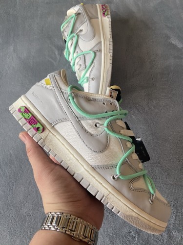 LJR OFF WHITE x Nike Dunk SB Low The 50 NO.4 DM1602-114