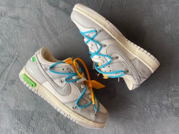 LJR OFF WHITE x Nike Dunk SB Low The 50 NO.2 DM1602-115