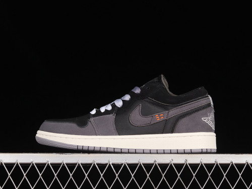 LJR Air Jordan 1 Low SE Craft Inside Out Black/Light Graphite/Sail/Cement Grey DN1635-001