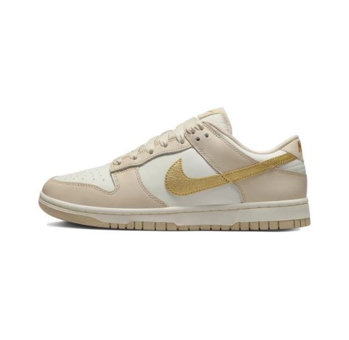 LJR Nike Dunk Low  Gold Swoosh DX5390-001