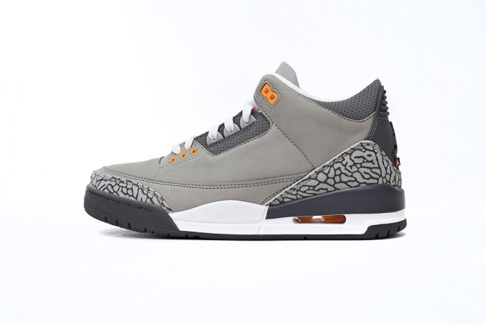 LJR Air Jordan 3 Retro Cool Grey 398614-012