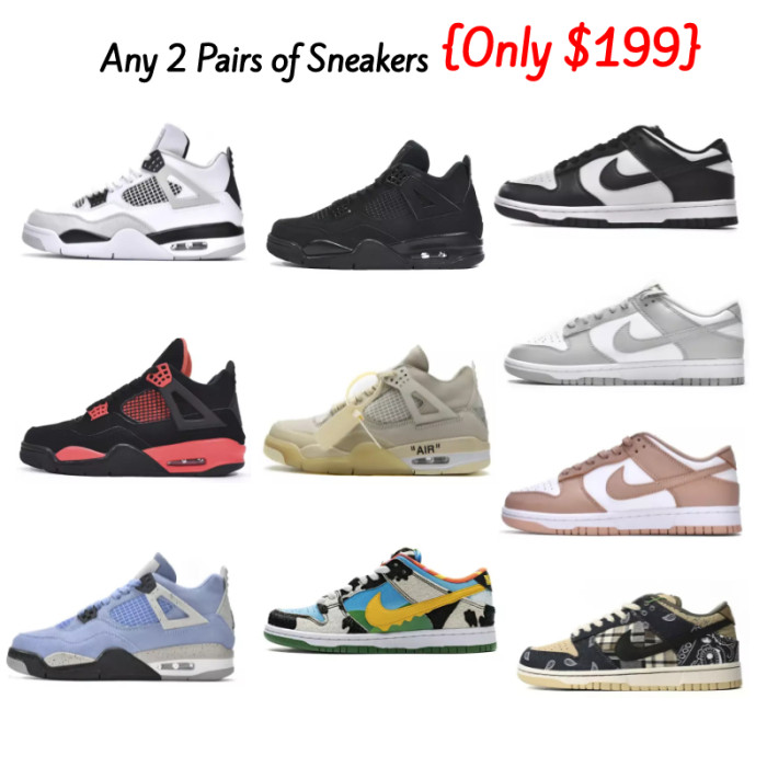 Special Any 2 Pairs of Sneakers {Only $199}
