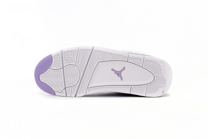 LJR Air Jordan 4 White Purple