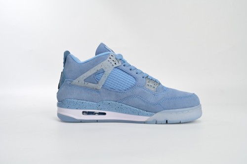 LJR Air Jordan 4 Retro UNC University Blue MNJDLS-247