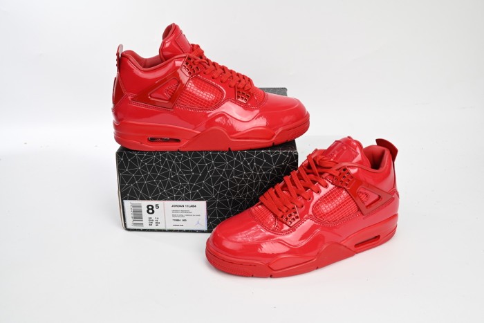 LJR Air Jordan 4 Retro Red Lacquer Leather 719864-600