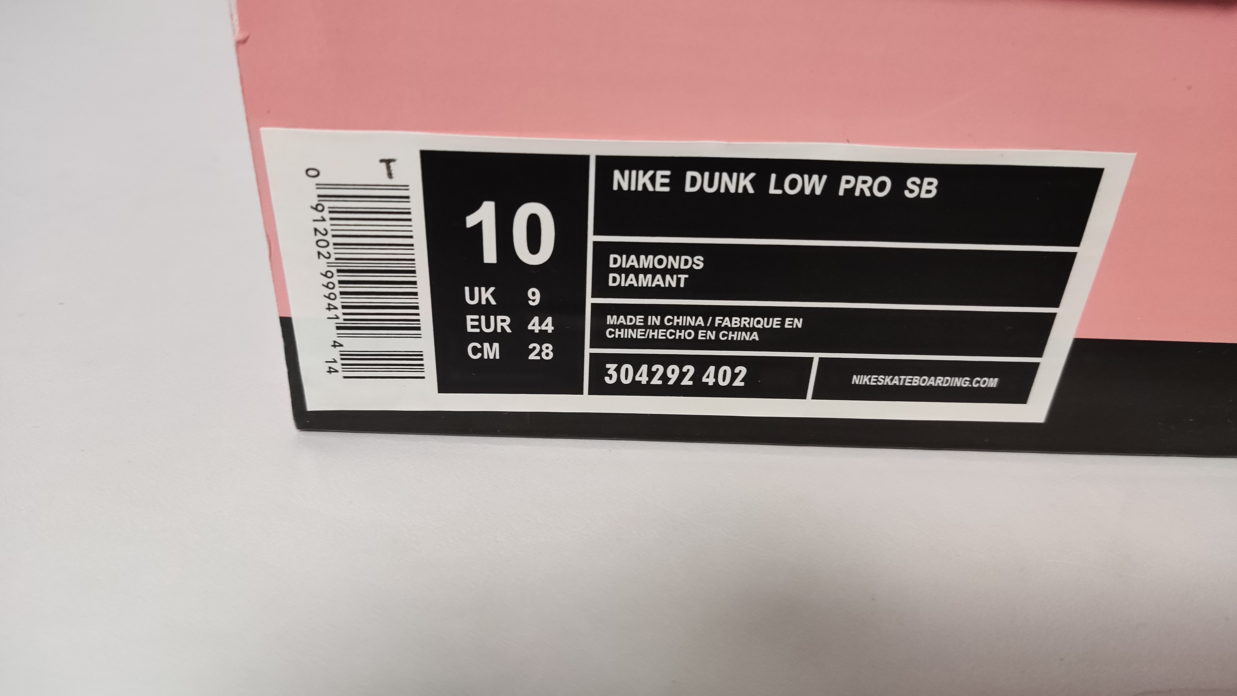 Quality Check Picture Replica Dunks Low Pro Diamond From Jdfoot