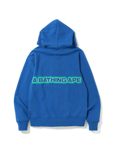 BAPE A Bathing Ape Full Zip Hoodie Blue