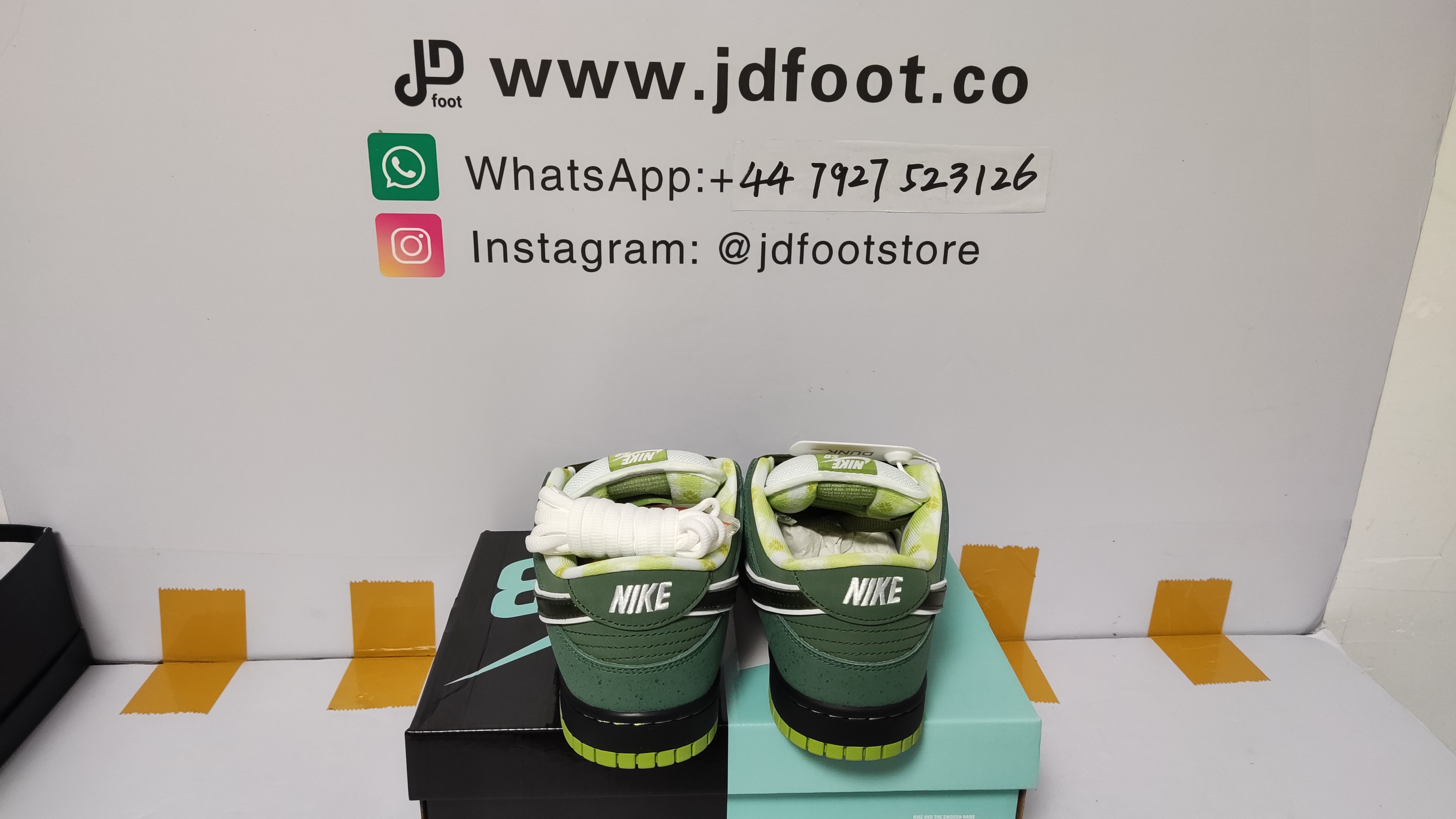 QC Picture Replica Dunks Low Concepts Green Lobster From Jdfoot