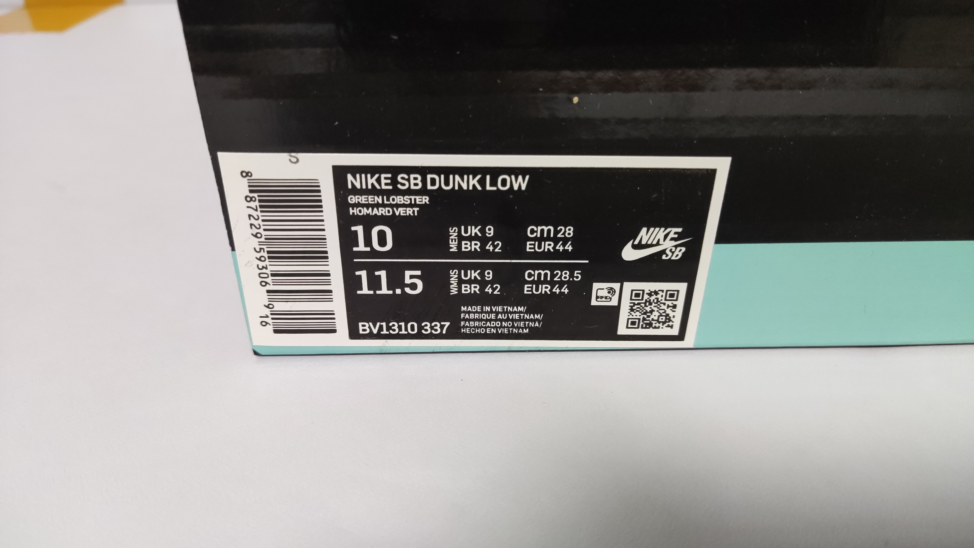 QC Picture Replica Dunks Low Concepts Green Lobster From Jdfoot