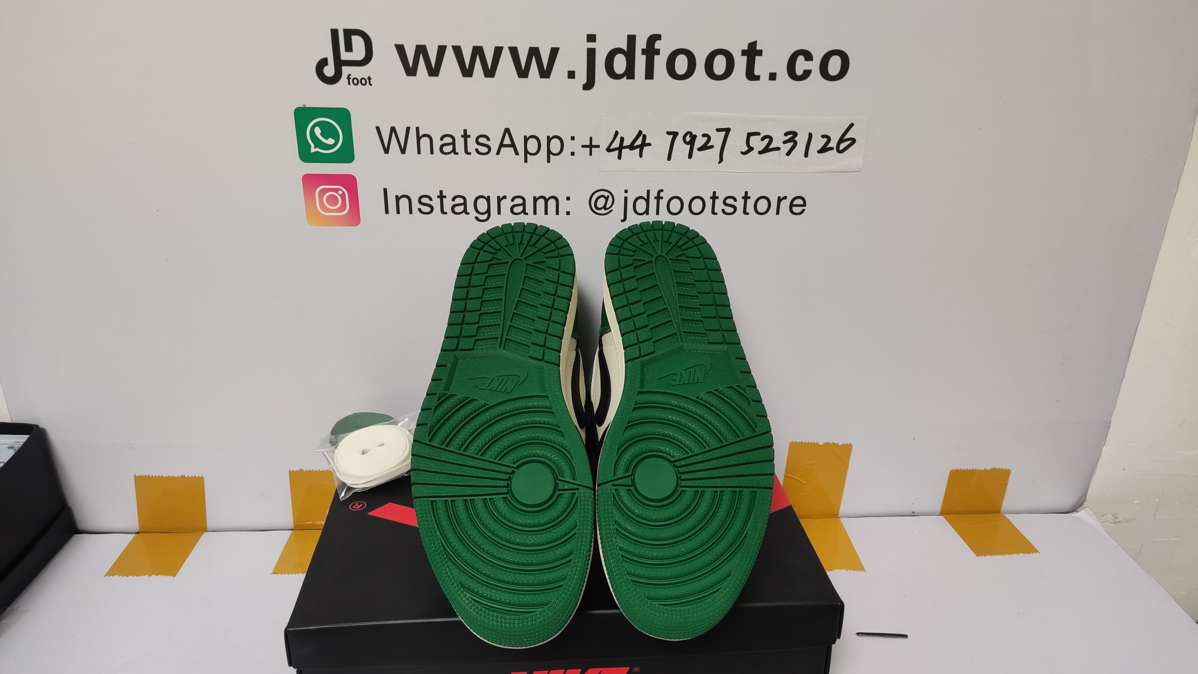 QC Picture Replica Jordan 1 Retro High Pine Green From Jdfoot