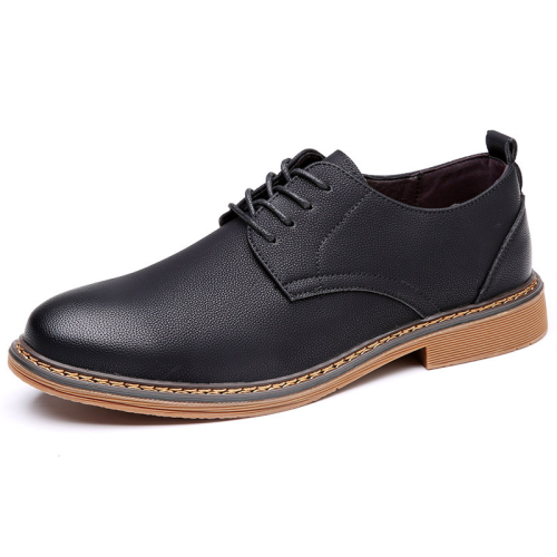 Trendy business retro leather shoes