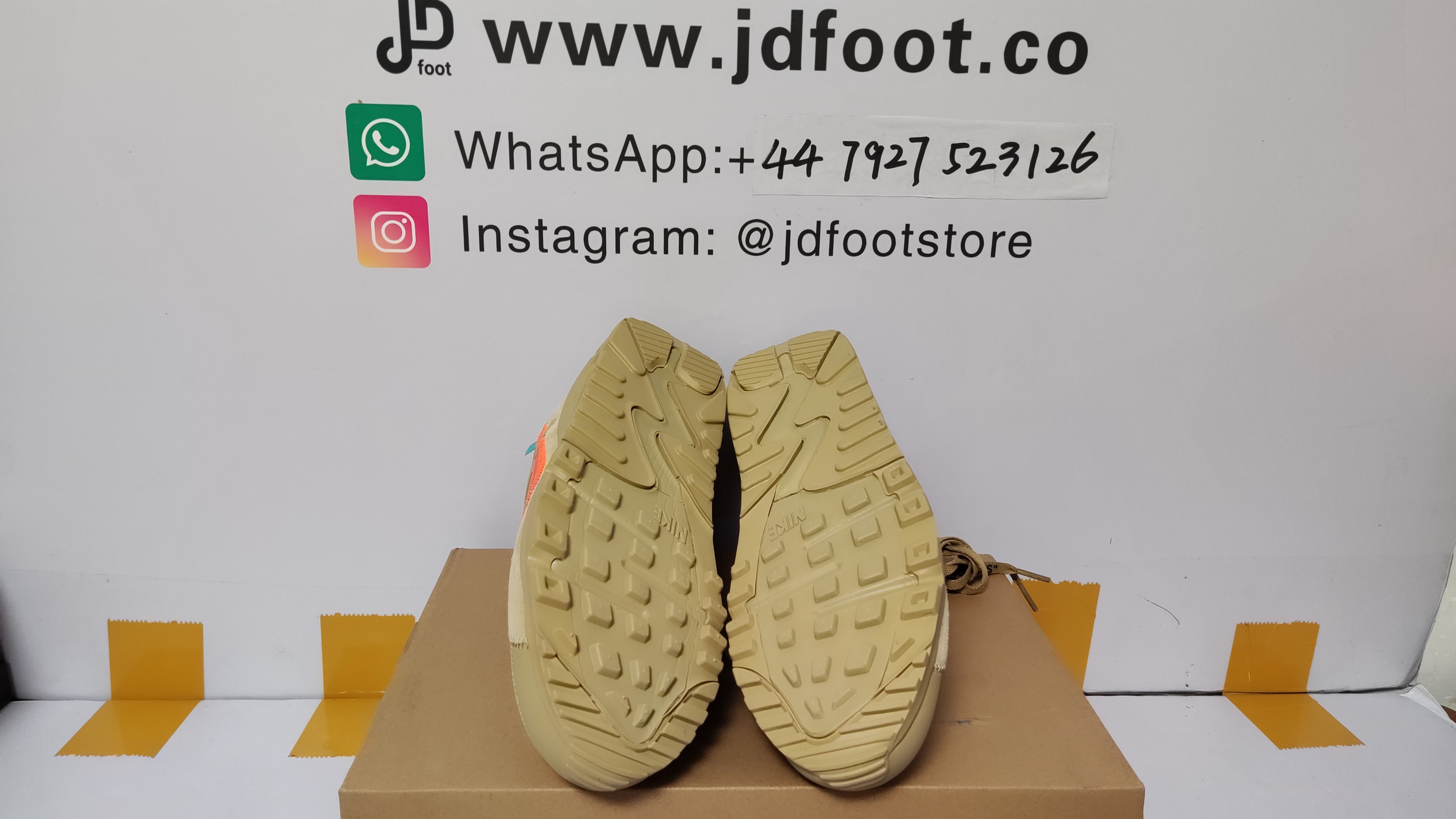 QC Picture Replica Air Max 90 OFF-WHITE Desert Ore From Jdfoot