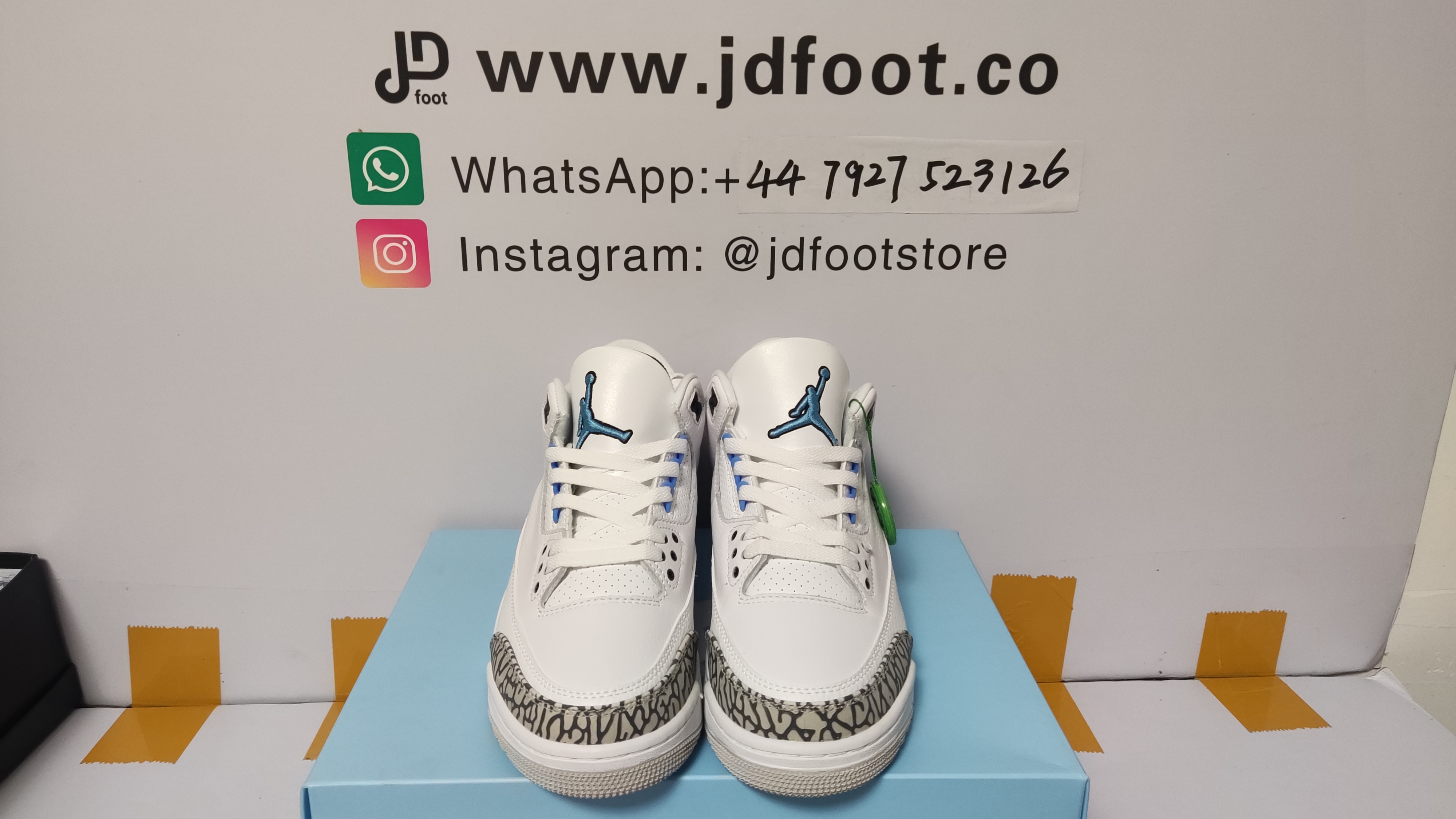 Quality Check Picture Replica Jordan 3 Retro UNC From Jdfoot