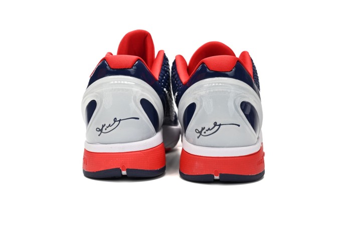 LJR Nike Kobe 6 Protro White Blue Red 436311-003