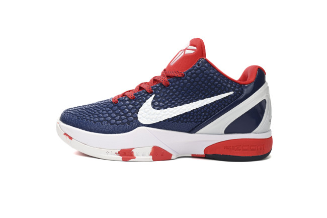 LJR Nike Kobe 6 Protro White Blue Red 436311-003