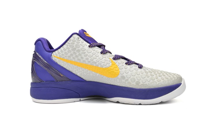 LJR Nike Zoom Kobe VI White Purple Yellow CW2190-104