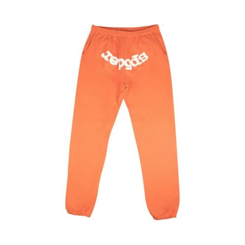 Sp5der Logo Jogger Sweatpants Orange
