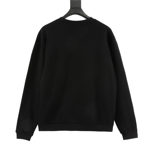 Crew Neck Sweater In Wool And Cashmere Black 2AC85048T.38OW