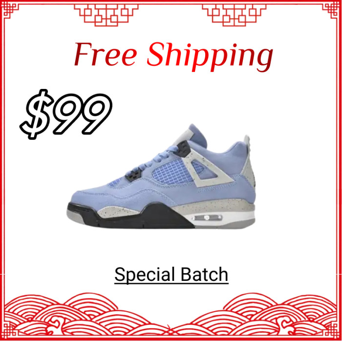 [Special Batch] Free Shipping Air Jordan 4 SE University Blue CT8527-400