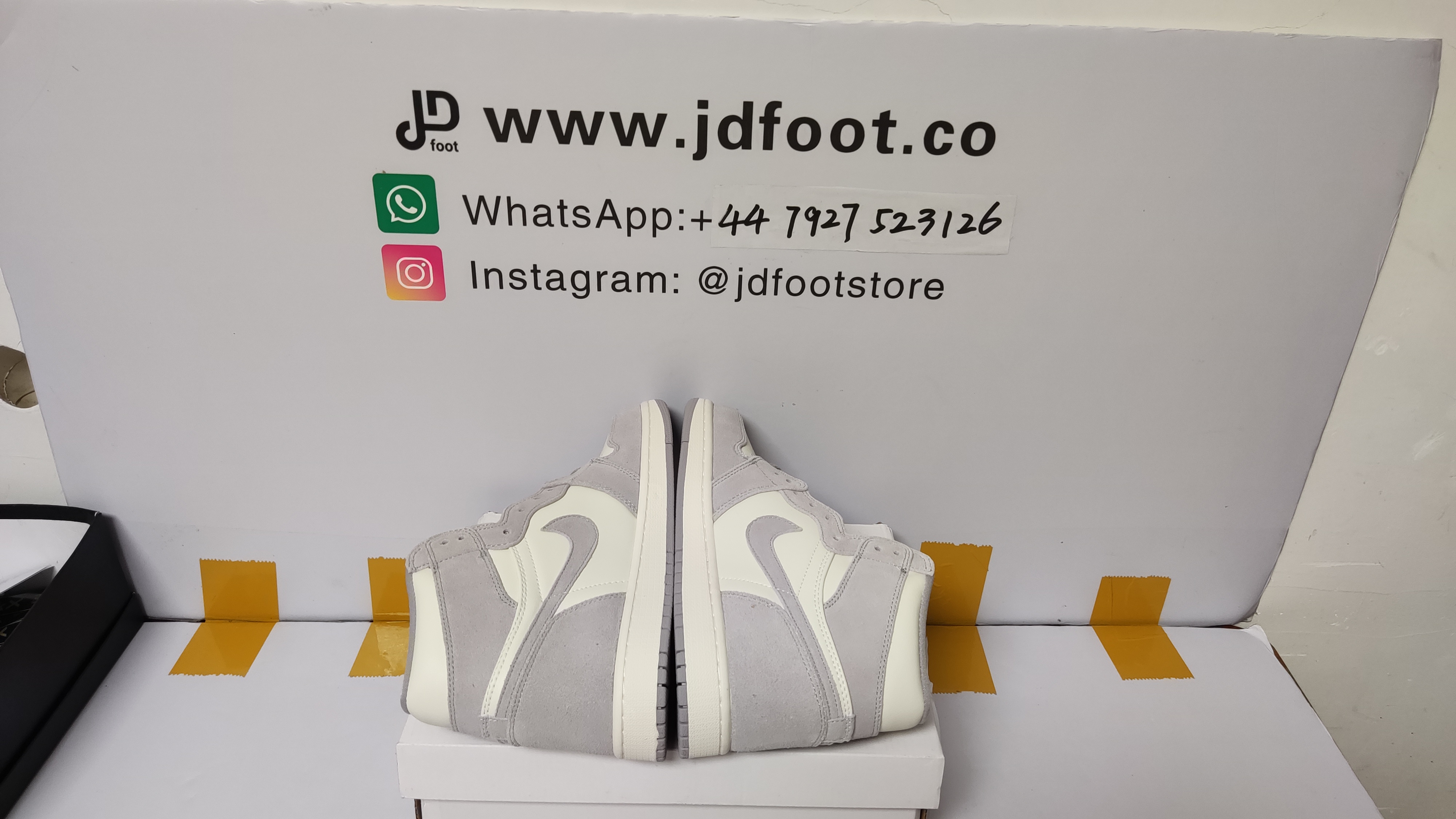 QC Picture Replica ordan 1 Retro High Pale Ivory From Jdfoot