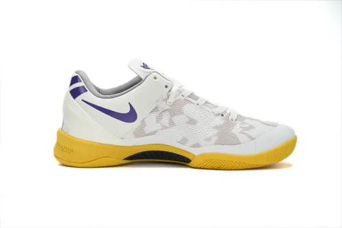 LJR Nike Kobe 8 Low White/Purple-Yellow 555035-101