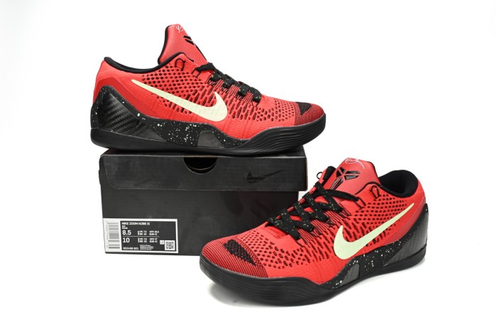 LJR Nike Kobe 9 Elite Low XDR University Red 653456-601