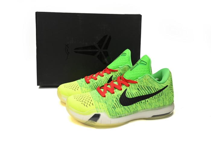 LJR Nike Kobe 10 Elite iD Grinch 802817-901