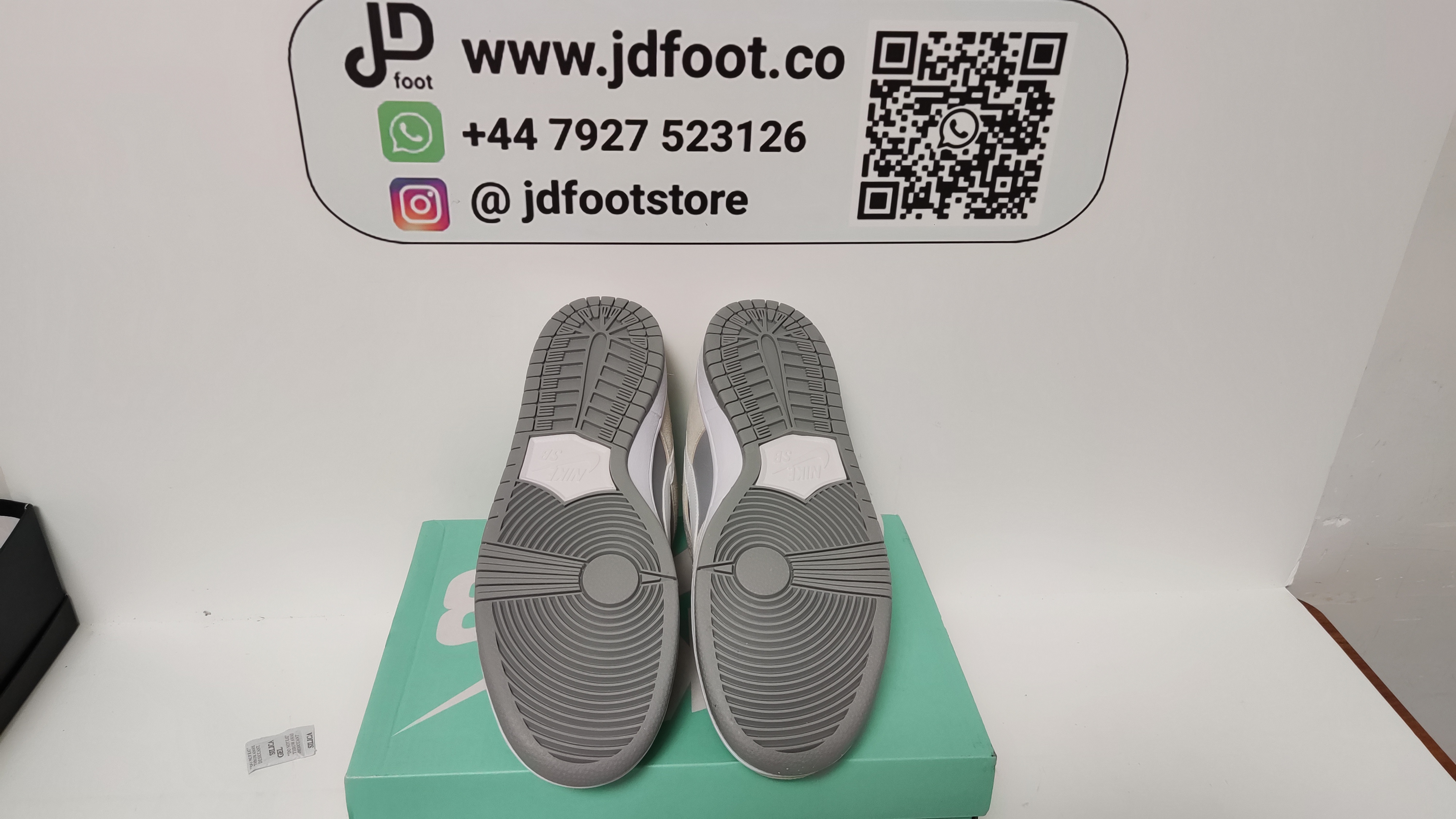 QC Picture Replica Dunk Low Summit White Wolf Grey From Jdfoot