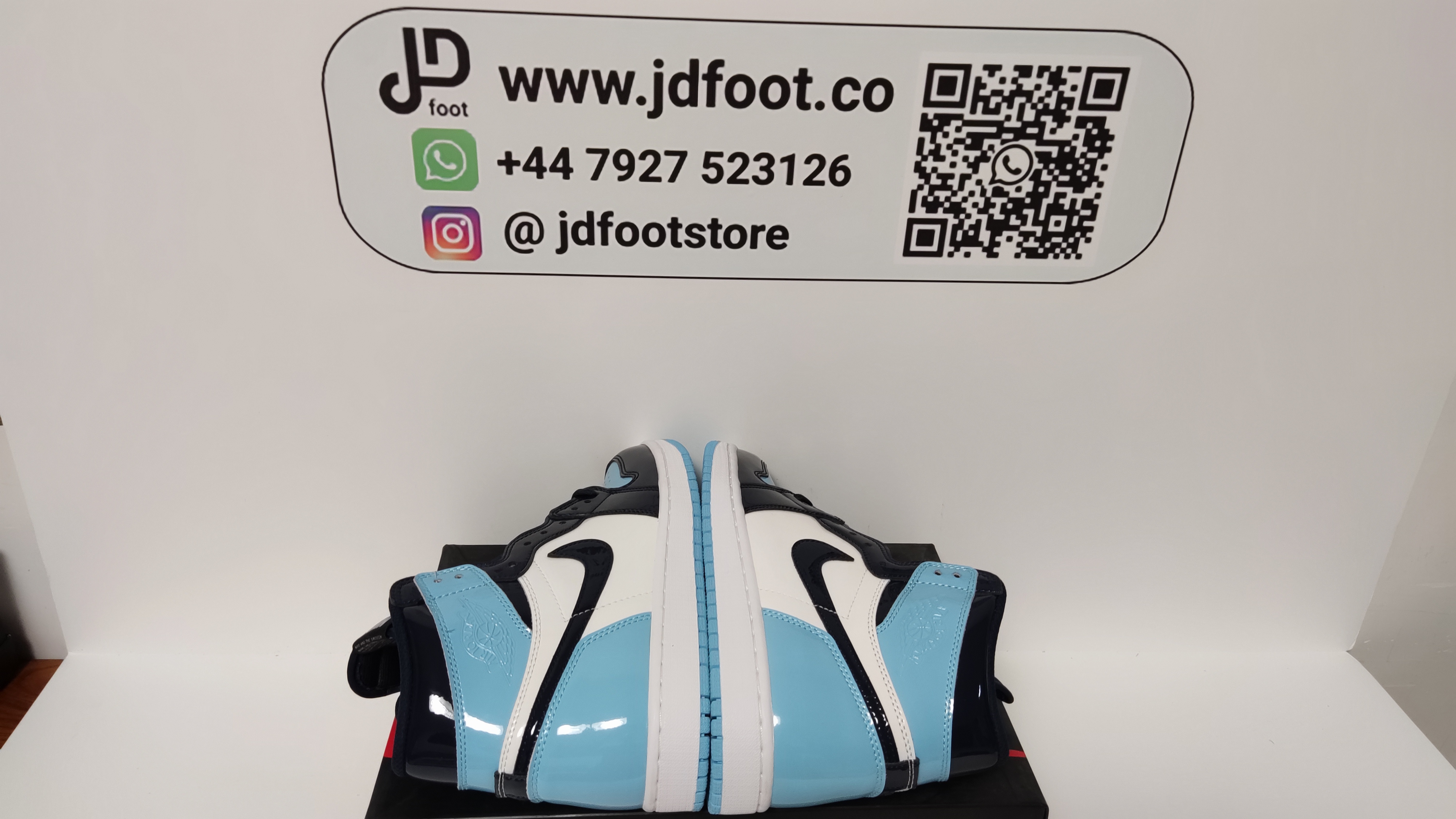 QC Picture Replica Jordan 1 High UNC Patent From Jdfoot