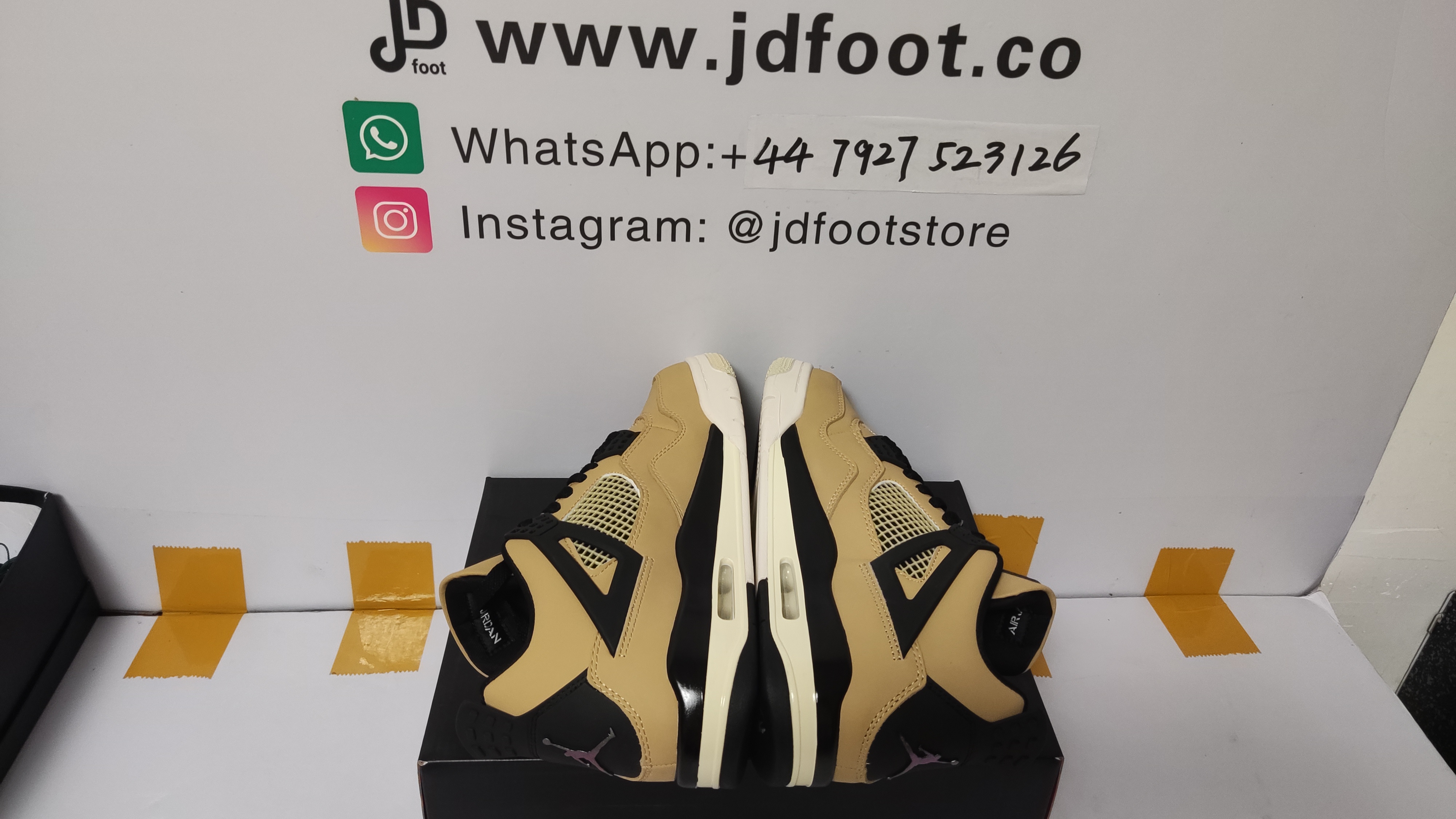 QC Picture Replica Jordan 4 Retro Fossil From Jdfoot