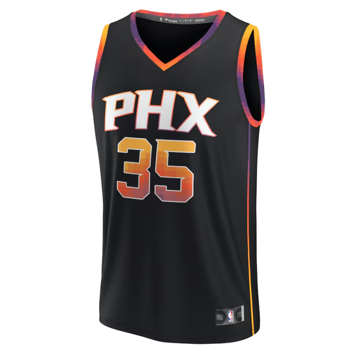 Kevin Durant Phoenix Suns Fanatics Branded Fast Break Replica Player Jersey Statement Edition Black