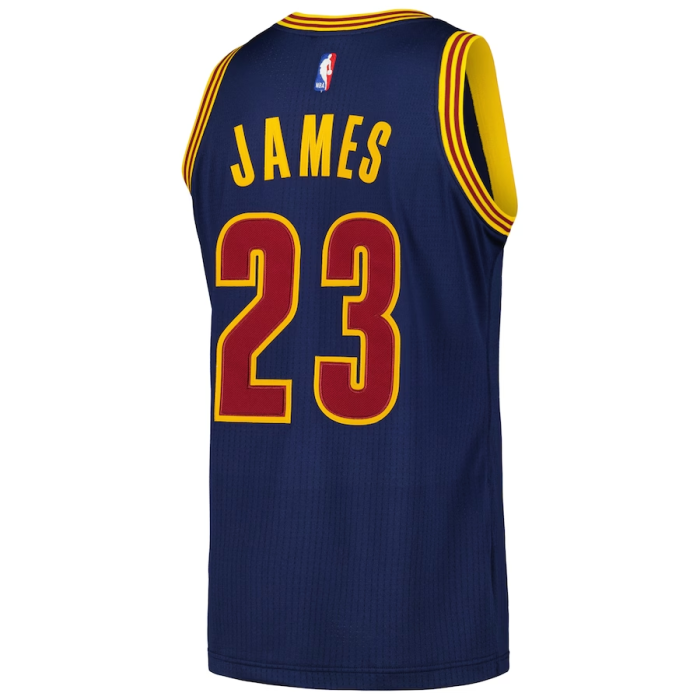 LeBron James Cleveland Cavaliers Mitchell & Ness 2015/16 Hardwood Classics Authentic Jersey Navy