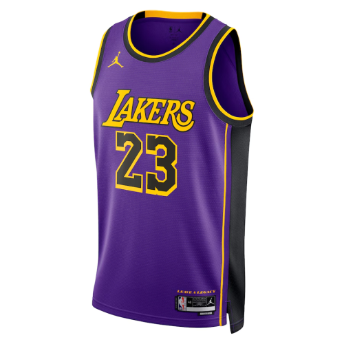 Los Angeles Lakers Jordan Statement Edition Swingman Jersey Purple Lebron James