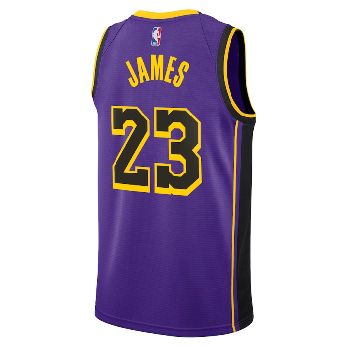 Los Angeles Lakers Jordan Statement Edition Swingman Jersey Purple Lebron James
