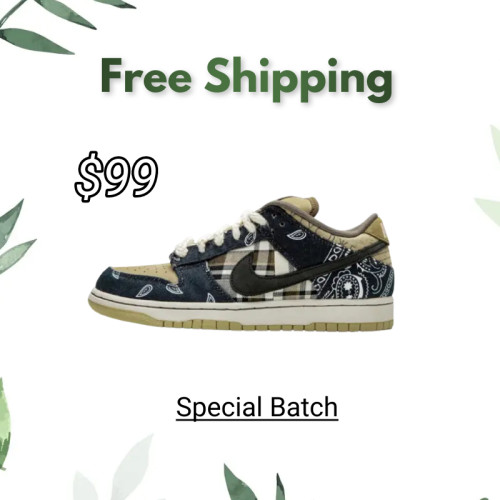 [Special Batch]Free Shipping Travis Scott x Nike SB Dunk Low CT5053-001