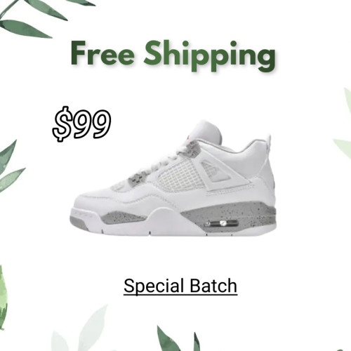 [Special Batch]Free Shipping Air Jordan 4 White Oreo CT8527-100