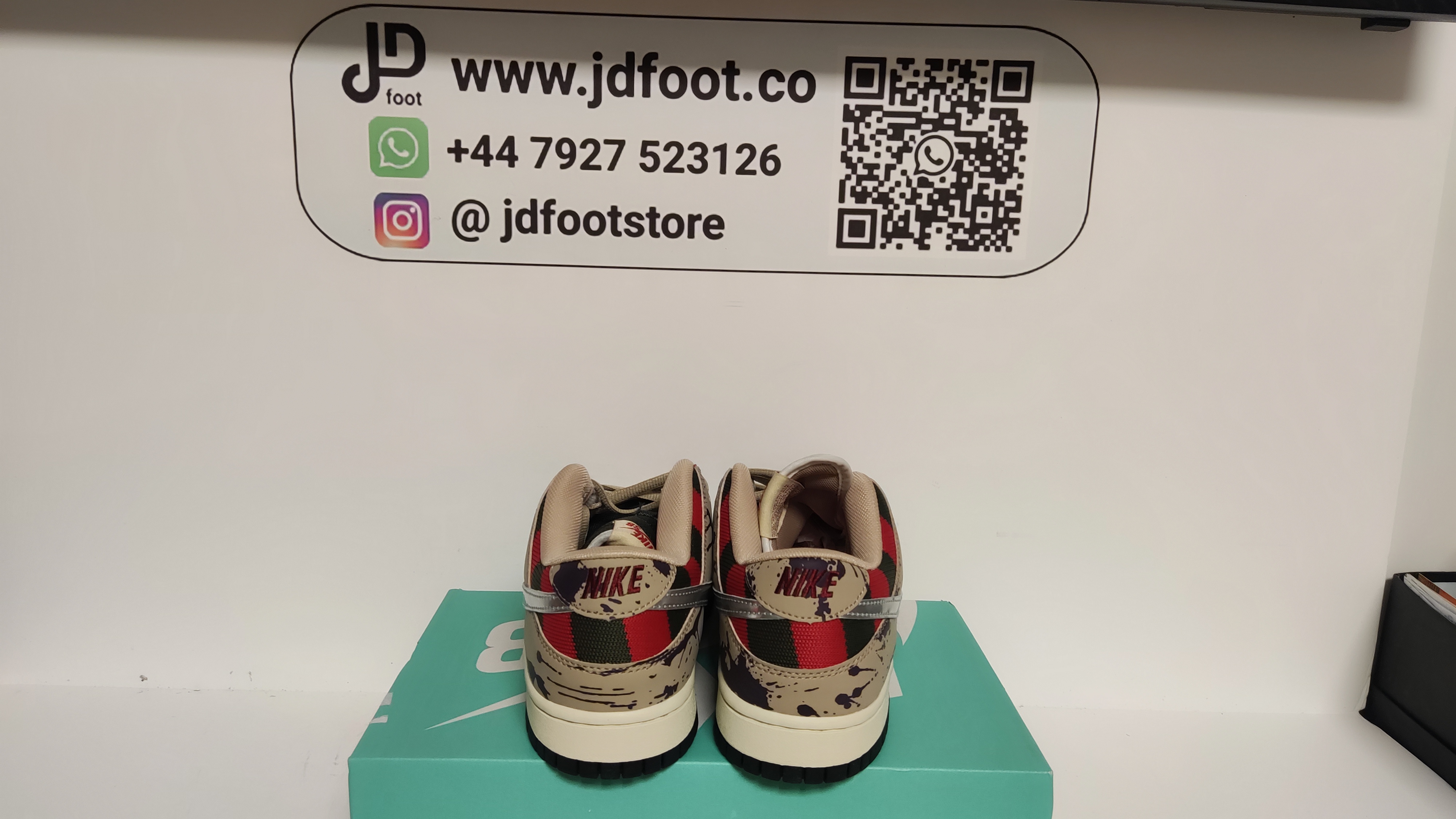 QC Picture Replica Nike Dunks Pro SB Freddy Krueger From Jdfoot