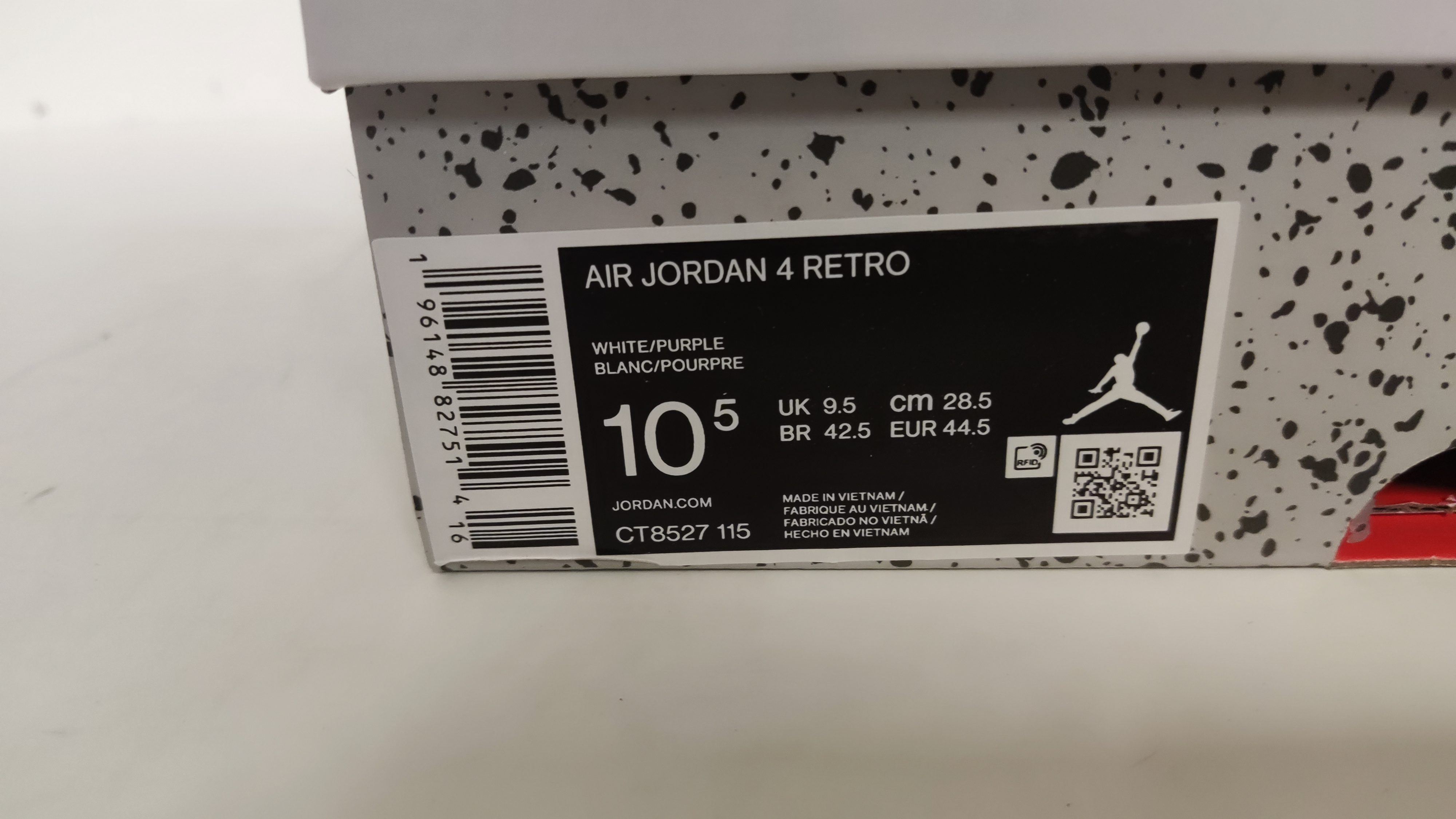 QC Picture Replica Jordan 4 White Pink From Jdfoot